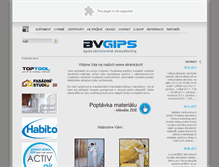 Tablet Screenshot of bvgips.cz